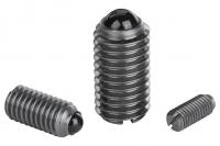 K0609 Фиксаторы пружинные, нержавеющая сталь, с шариком K0609 Фиксаторы пружинные, нержавеющая сталь, с шариком
